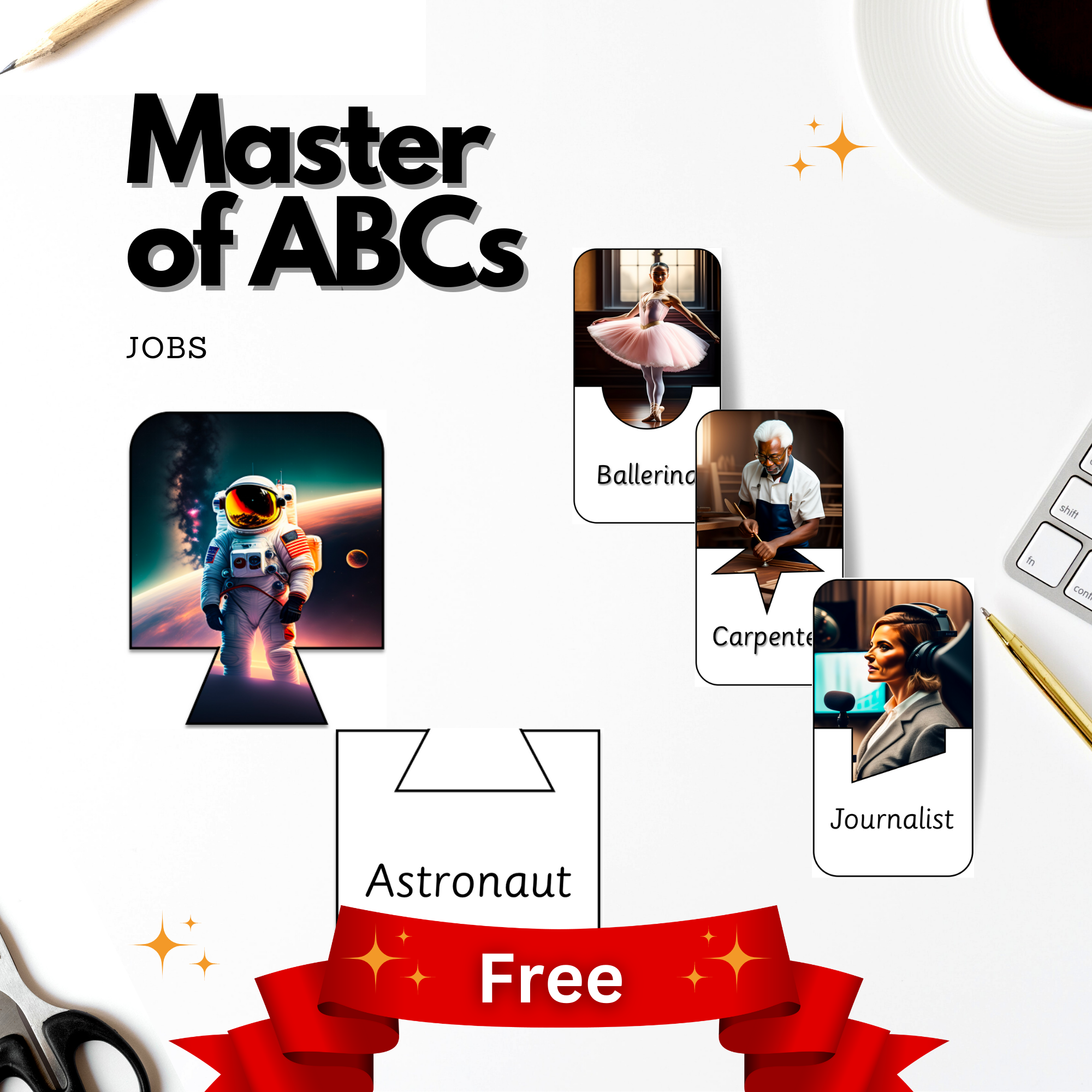 FREE Master of ABCs – Jobs Edition
