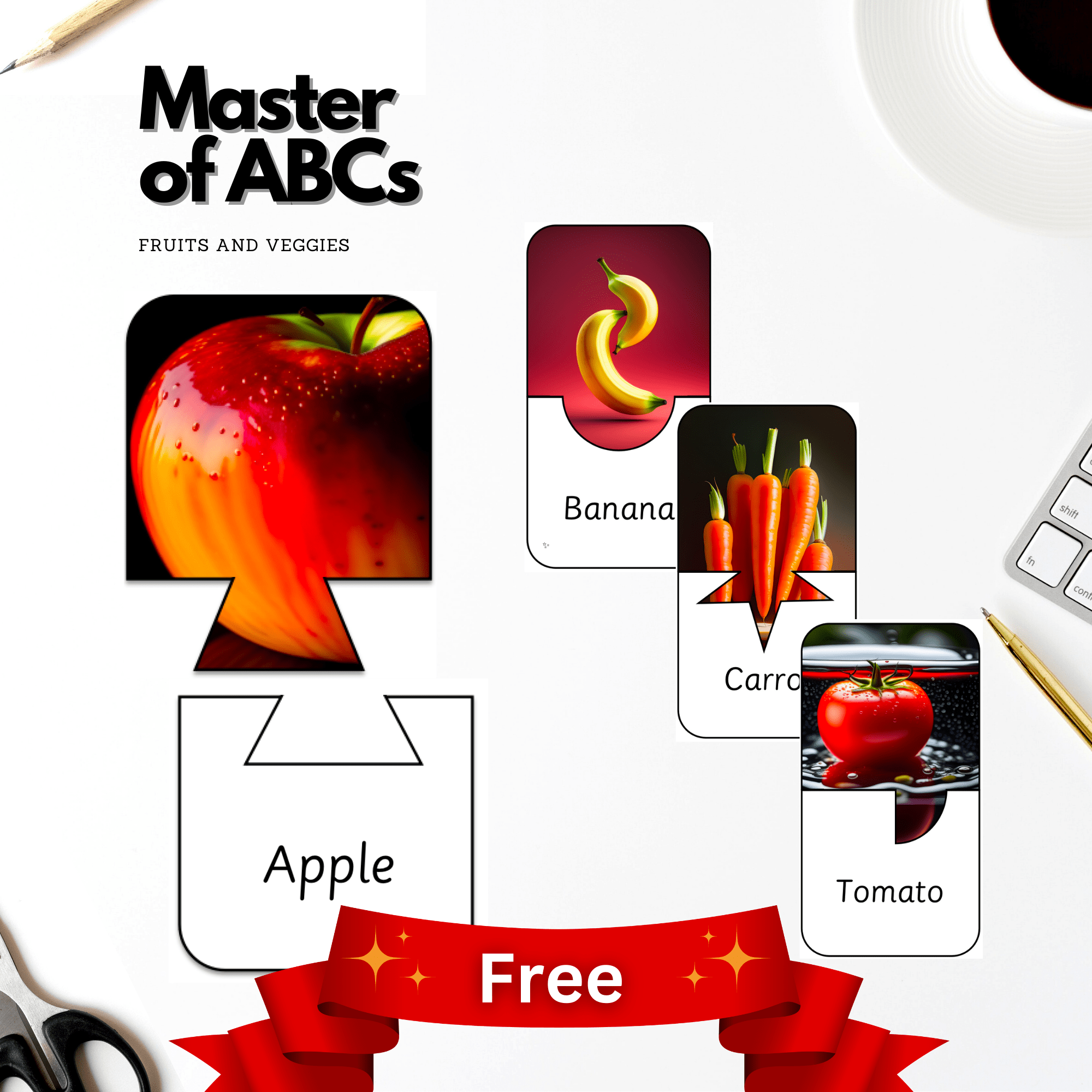 FREE Master of ABCs – Fruits & Veggies Edition