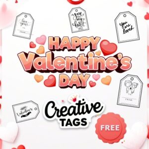 free Valentine printables PDF