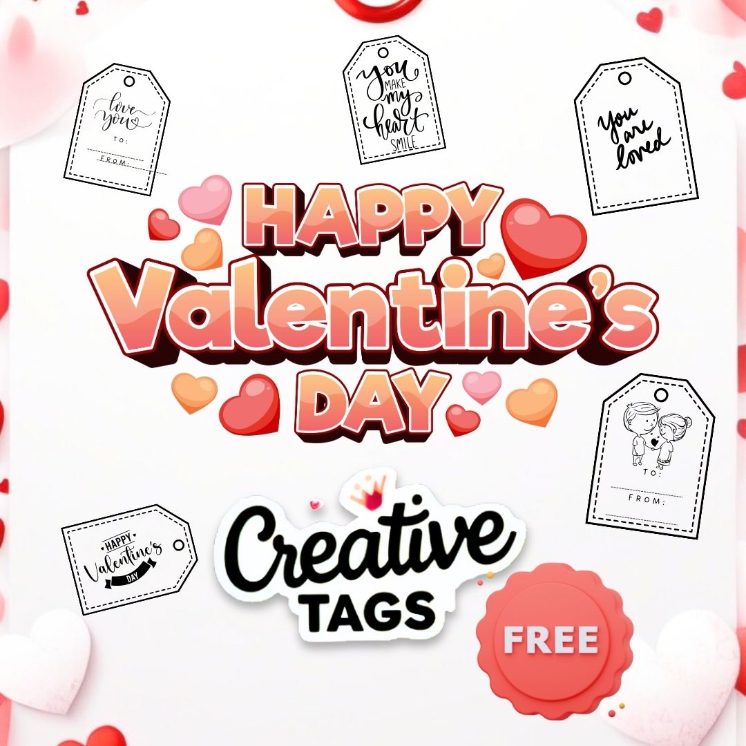5 Free Valentine Printables PDF